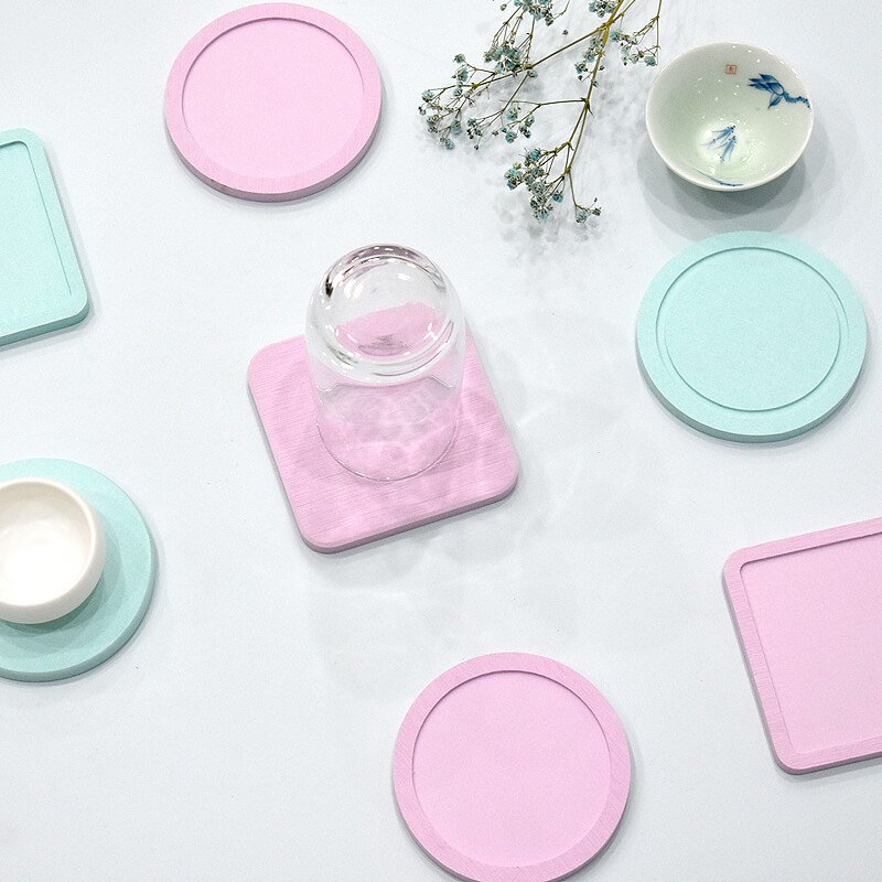 Diatomite Coaster Circle1