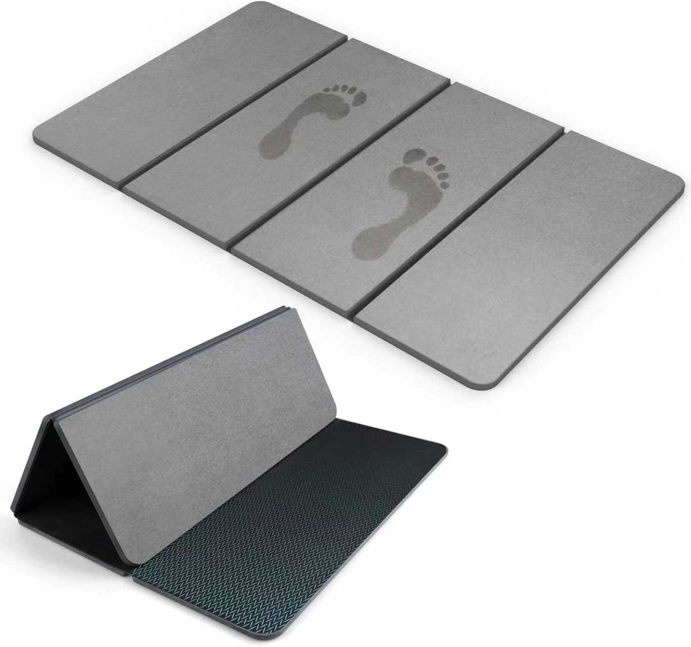 【Gaiaeco】Foldable Stone Bath Mat-2